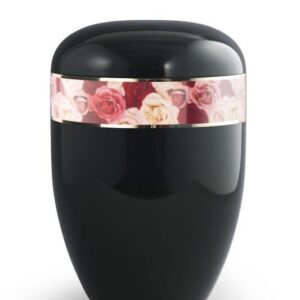 Black with Roses Border