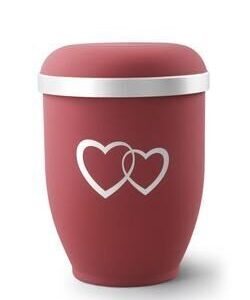 Red With Silver Heart